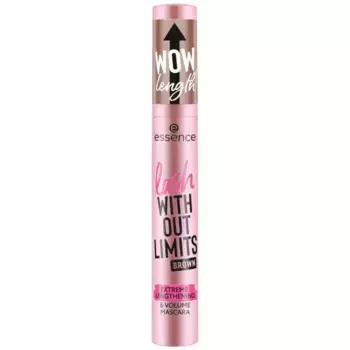 Тушь для ресниц without limits brown extreme mscara de pestaas volumen y alargamiento Essence, объем 13 мл