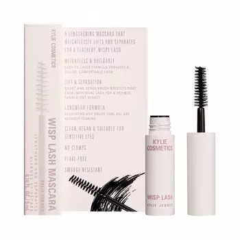 Тушь для ресниц выдвижной wisp lash mascara Kylie Cosmetics, цвет balck - mini, 5 мл