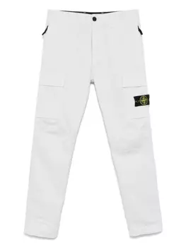 Твиловые брюки карго Stone Island, синий