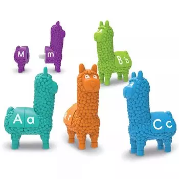 Учебные ресурсы Snap-n-Learn Буквенные ламы Learning Resources