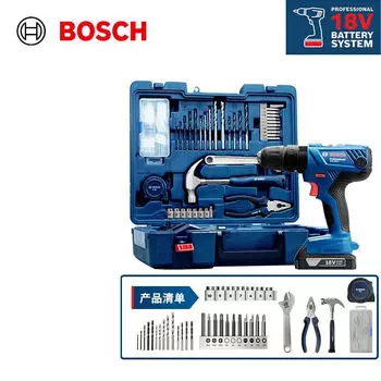 Ударная дрель Bosch GSB180-Li + набор инструментов