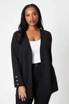 Удлиненная куртка Curve Smart Wallis, черный
