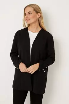 Удлиненная куртка Petite Smart Wallis, черный