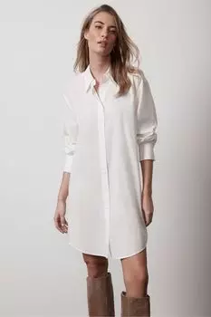 Удлиненная рубашка Mint Velvet, белый