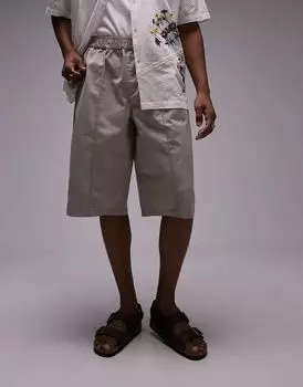Удлиненные шорты Topman с защипами