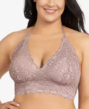 Удлиненный бюстгальтер-бралетт Pure Comfort из кружева и сетки DM1188 Maidenform, мультиколор