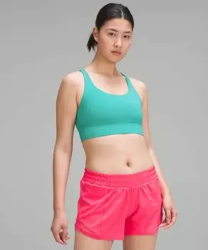 Удлиненный бюстгальтер Energy Lululemon, зеленый