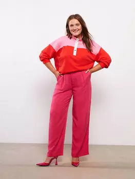 Удобные прямые женские брюки LCW Casual