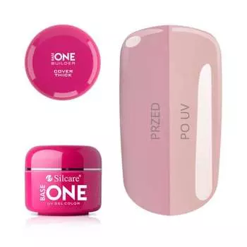 УФ-гель Base One UV Gel Builder для укладки ногтей, толстая оболочка, 5 г Silcare