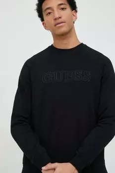 Угадайте, толстовка Guess, черный