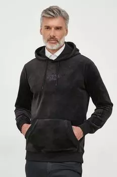 Угадайте, толстовка Guess, черный