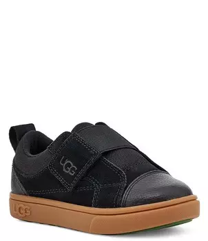 UGG Детские низкие замшевые кожаные кроссовки Rennon (для младенцев), черный
