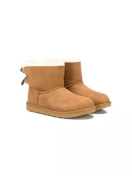 UGG Kids угги с бантами, серый