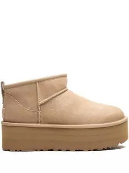 UGG угги Classic Ultra Mini Platform Sand, нейтральный цвет
