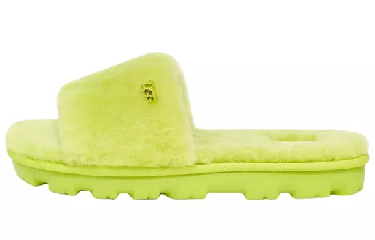Сандалии UGG Fur Sandals Green