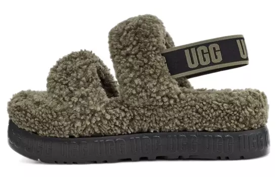 Сандалии UGG Fluff 'Olive Green' Women's