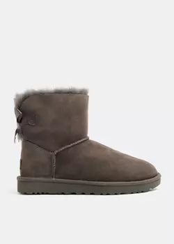 Угги UGG Mini Bailey Bow II boots, серый