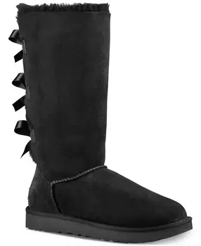 Угги женские Bailey Bow Tall II UGG, черный
