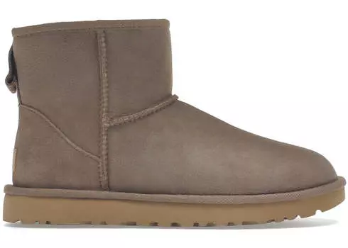 Угги женские Ugg Classic mini II замшевые, коричневый