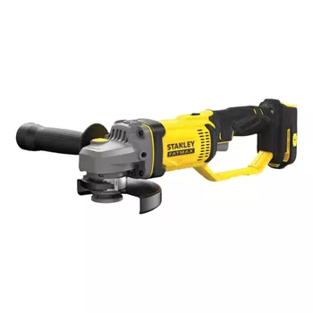 Угловая шлифовальная машина Stanley SCG400-A9 + аккумулятор 4.0Ah