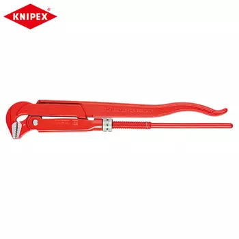 Угловой трубный ключ KNIPEX 90o, регулируемый трубный ключ 650 мм, гайка, разборка и сборка, плоскогубцы для водяного насоса 83 10 030