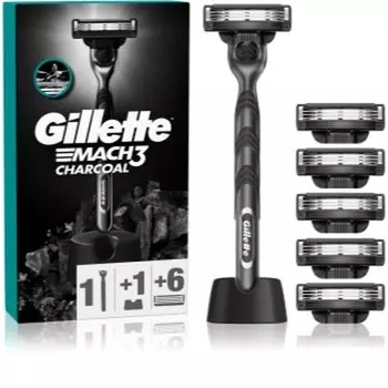 Угольная бритва Mach3 Gillette
