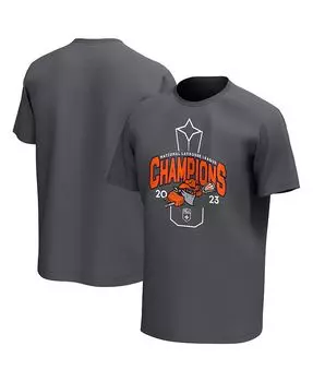Угольная футболка Big Boys Buffalo Bandits 2023 NLL Cup Champions ADPRO Sports, серый