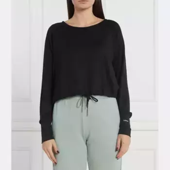 Укороченная блузка Calvin Klein, черный