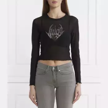Укороченная блузка Darocka Hugo, черный