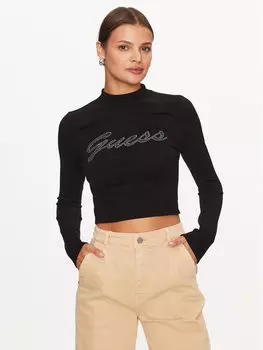 Укороченная блузка Guess, черный