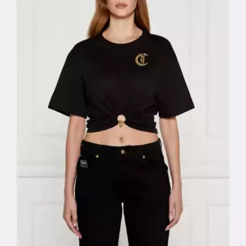 Укороченная блузка Just Cavalli, черный
