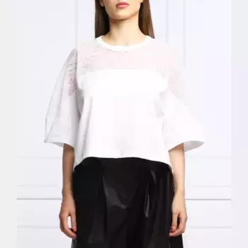 Укороченная блузка Red Valentino, белый