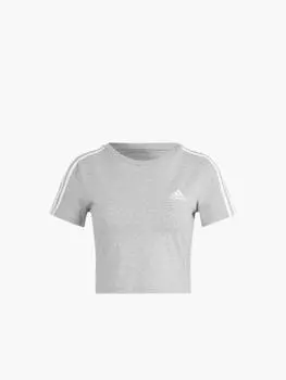 Укороченная футболка Adidas, синий