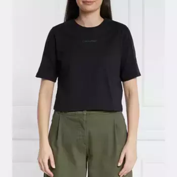 Укороченная футболка Calvin Klein, черный