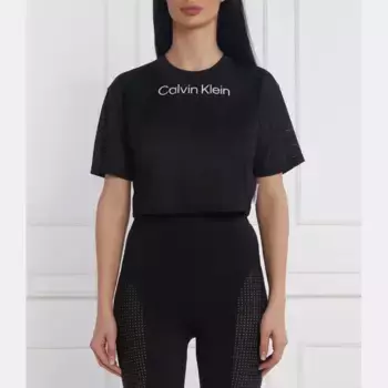 Укороченная футболка Calvin Klein, черный