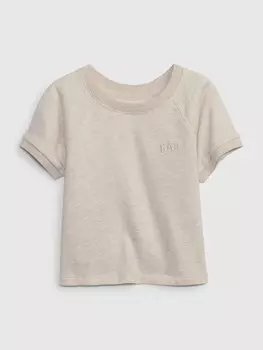 Укороченная футболка Gap, бежевый
