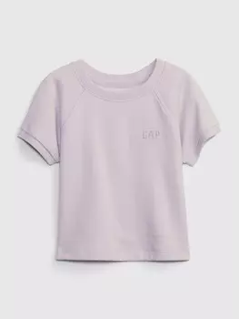 Укороченная футболка Gap, фиолетовый