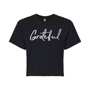 Укороченная футболка с рисунком Juniors' Grateful Licensed Character