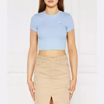 Укороченная футболка Tommy Hilfiger, синий