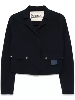 Укороченная куртка Herno, синий