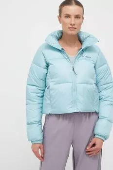Укороченная куртка Puffect Columbia, бирюзовый