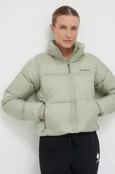 Укороченная куртка Puffect Columbia, зеленый