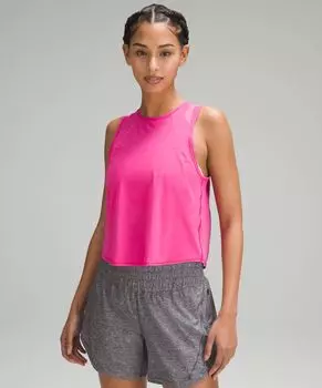 Укороченная майка Sculpt Lululemon, розовый