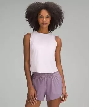 Укороченная майка Sculpt Lululemon, розовый