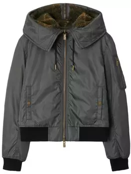 Укороченная парка Burberry, серый