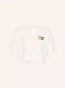 Укороченная рубашка Tommy Jeans, фиолетовый