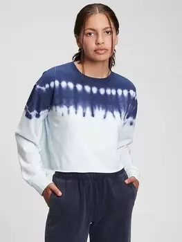 Укороченная толстовка для подростков Gap, синий