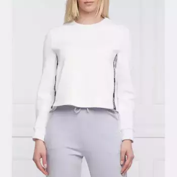 Укороченная толстовка Emporio Armani, белый