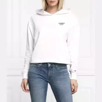 Укороченная толстовка Tommy Hilfiger, белый