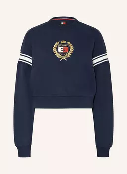 Укороченная толстовка Tommy Jeans, синий